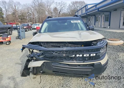 2025 Ford Bronco Sport Outer Banks из США, поврежденный, VIN 3FMCR9CN7SRE53108